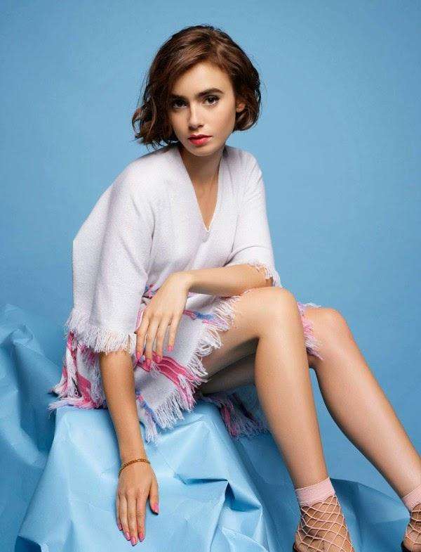 Lily Collins Legs