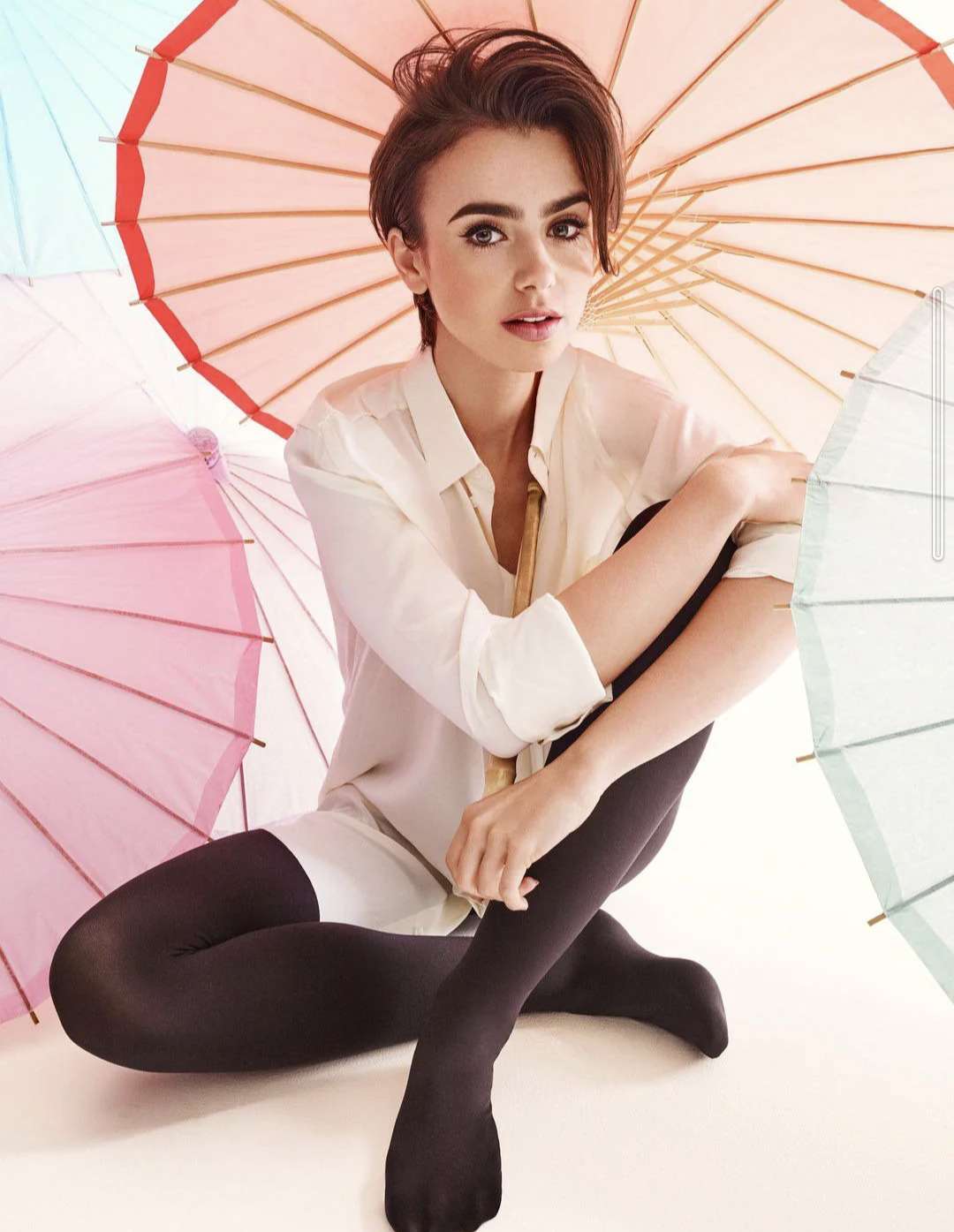 Lily Collins Legs