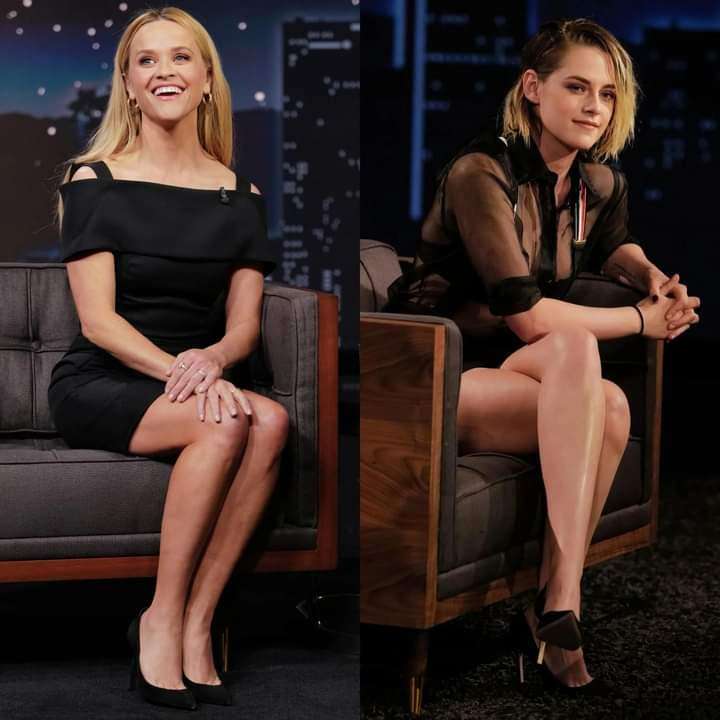 Reese Witherspoon Or Kristen Stewart Leg