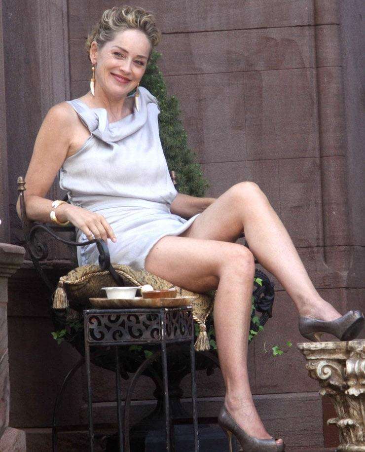 Sharon Stone Legs